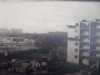 1964 год. Строят метро и многоэтажку. Внизу деревня еще.